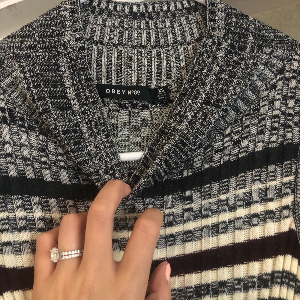 Obey full length sweater dress. Xs